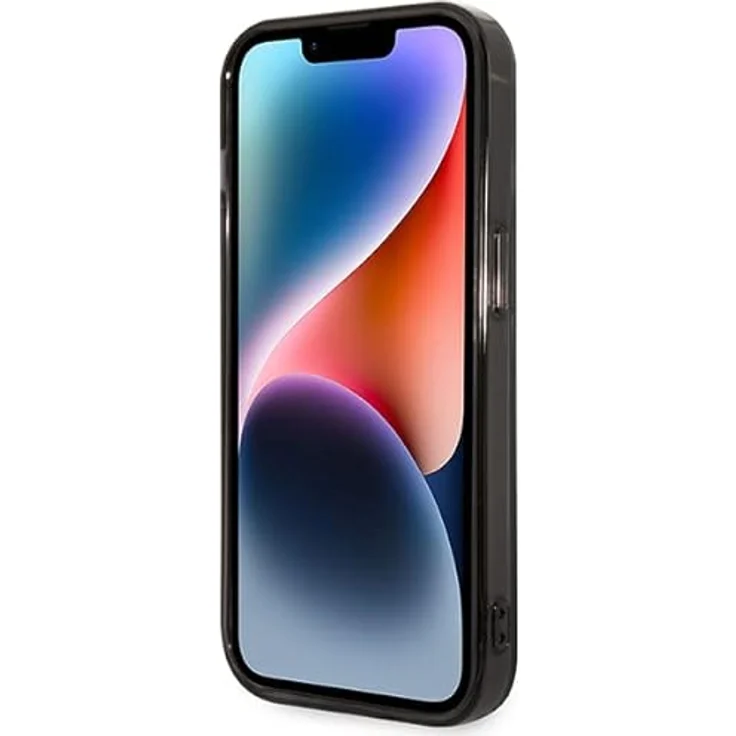Ferrari FEHMP14LURKK, Hartschalenhülle für iPhone 14 Pro 6,1", durchscheinend schwarz, TPU/PC Material – Bild 5