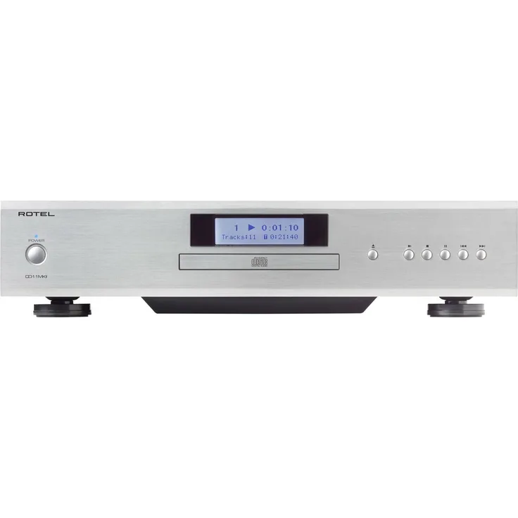 Rotel CD11MKII, Stereo-CD Player mit 32-Bit/384kHz DAC und digitalem Koaxialausgang, schwarz/silber