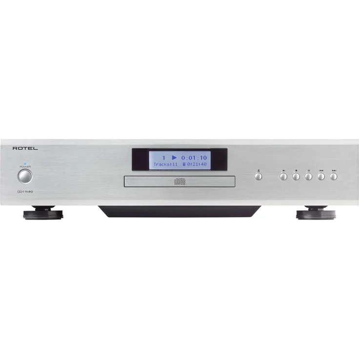 Rotel CD11MKII, Stereo-CD Player mit 32-Bit/384kHz DAC und digitalem Koaxialausgang, schwarz/silber