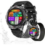 Valdus Smartwatch mit Telefonfunktion, IP68 wasserdicht, 1,43 Zoll AMOLED Display, SPO2 & Herzfrequenzsensor, 107 Sportmodi, Android/iOS