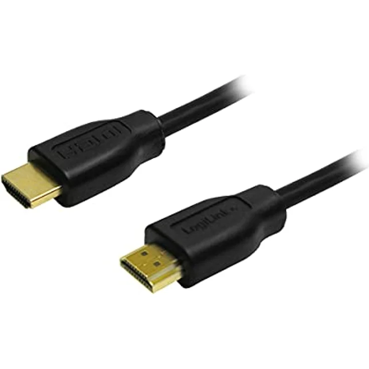 LogiLink CH0054 - HDMI High Speed mit Ethernet (V1.4) Kabel, 2X 19-pin Male (Gold), Schwarz, 15m – Bild 2