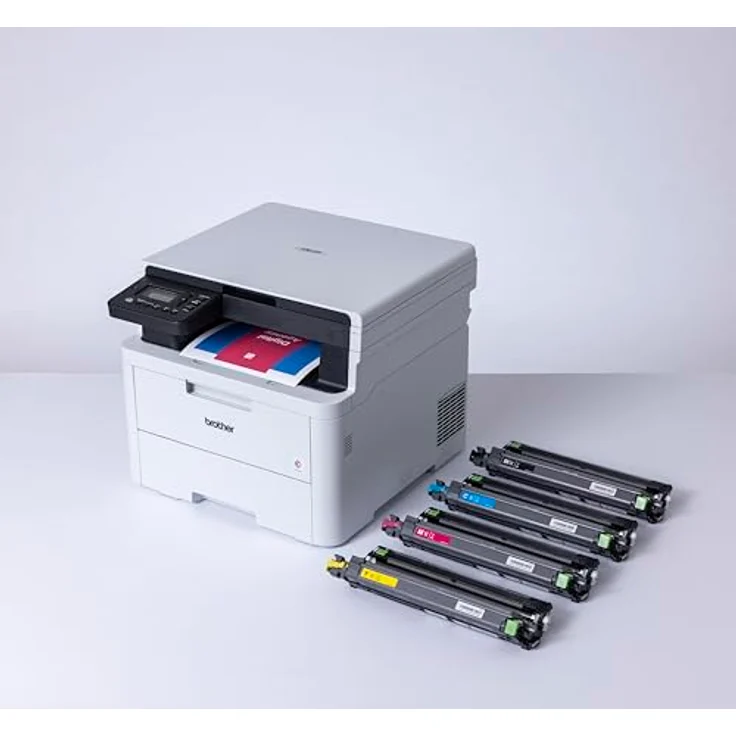 Brother DCP-L3520CDW - Kompaktes 3-in-1 Farb-LED Multifunktionsgerät mit WLAN/LAN und Duplexdruck – Bild 2