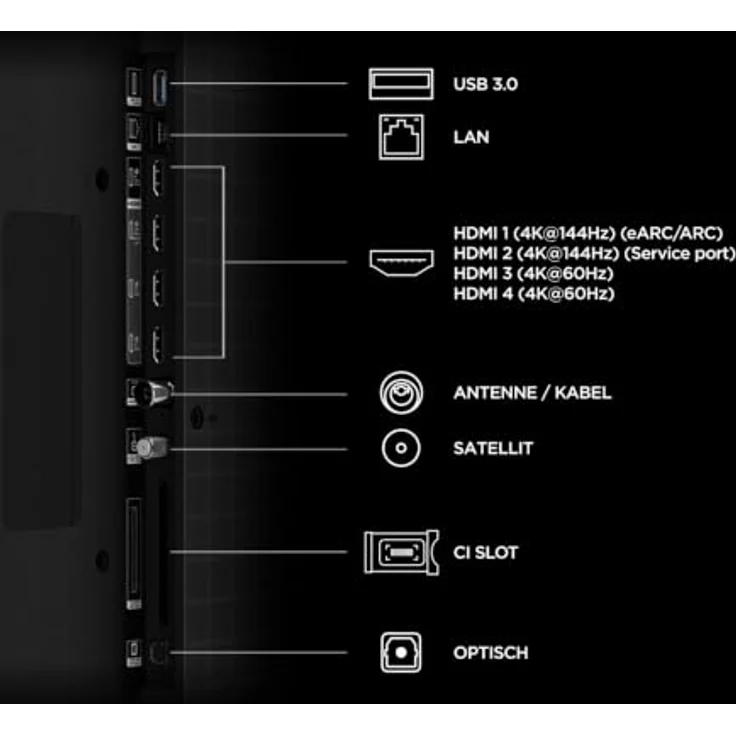 TCL RM7L 75RM7L, 75 Zoll 4K RGB Mini LED Smart-TV mit WLAN, Schwarz – Bild 12