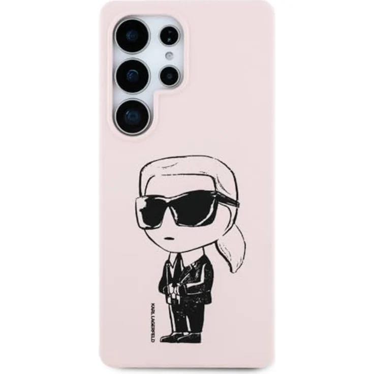 CG MOBILE Silikon Graffiti Ikonik Printed Logo Hülle für Samsung Galaxy S25 Ultra, MagSafe-kompatibel, rosa – Bild 3