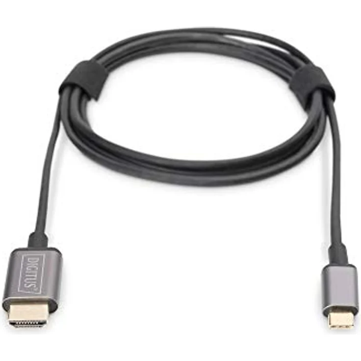 DIGITUS USB 3.2 Gen1 Adapter-Kabel - 1.8 m - USB C (St) zu HDMI Typ A (St) - 5 Gbit/s - Monitorkabel - Schwarz – Bild 5