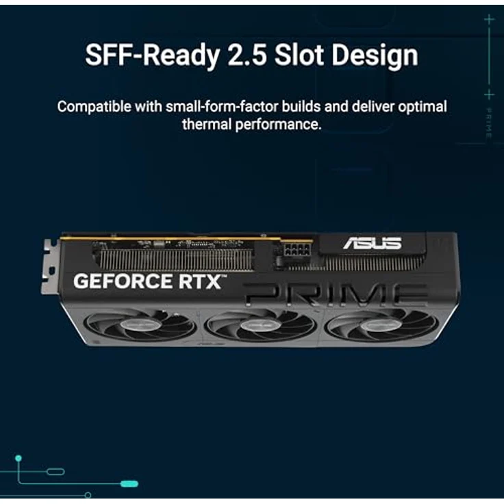 ASUS Prime GeForce RTX 5060 OC Edition, 8GB GDDR7 Grafikkarte mit DLSS 4, PCIe 5.0, 3x DisplayPort 2.1b, 1x HDMI 2.1b, 2,5-Slot Design – Bild 2