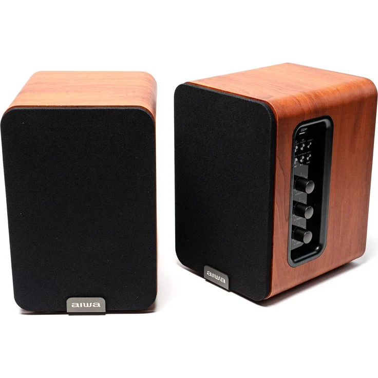 Aiwa ASP-A200, 2-Wege PC-Lautsprecher, drahtlos, 25 W, schwarz