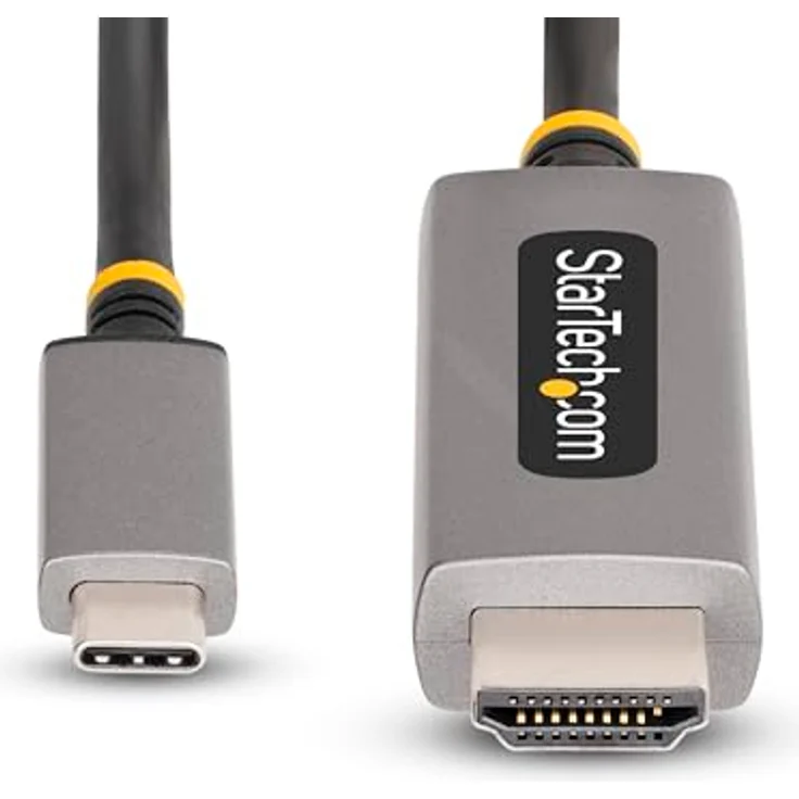 StarTech.com 3m USB-C zu HDMI 2.1 Adapter Kabel, 8K 60Hz, 4K 144Hz, HDR10, Thunderbolt 3/4 kompatibel, USB Typ-C auf HDMI Kabel (136B-USBC-HDMI213M) – Bild 5