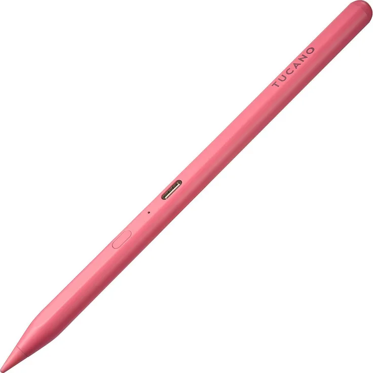 Tucano UTILITY 3 STYLUS PEN für Apple iPad, Aktiver kapazitiver Eingabestift mit Palm Rejection-Technologie, Pink