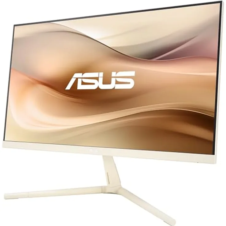 ASUS Eye Care VU279CFE-M - 27 Zoll Full HD Monitor - 100 Hz, 1ms MPRT, AdaptiveSync, GreenProduct - IPS Panel, Vesa 75x75, 16:9, 1920x1080, HDMI, USB-C mit 15W PD, ergonomisch, Hafermilch