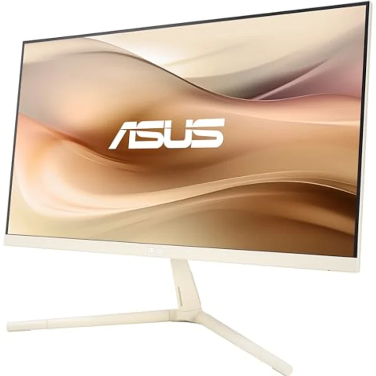 ASUS Eye Care VU279CFE-M - 27 Zoll Full HD Monitor - 100 Hz, 1ms MPRT, AdaptiveSync, GreenProduct - IPS Panel, Vesa 75x75, 16:9, 1920x1080, HDMI, USB-C mit 15W PD, ergonomisch, Hafermilch – Bild 1