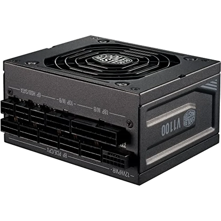 Cooler Master V1100 SFX Platinum – 80 PLUS Platinum, 1100 Watt SFX-Netzteil, vollständig modulares Netzteil, passend für Mini-ITX- bis ATX-Gehäuse, volle ATX 3.0-Unterstützung, leiser 92mm FDB-Lüfter – Bild 3