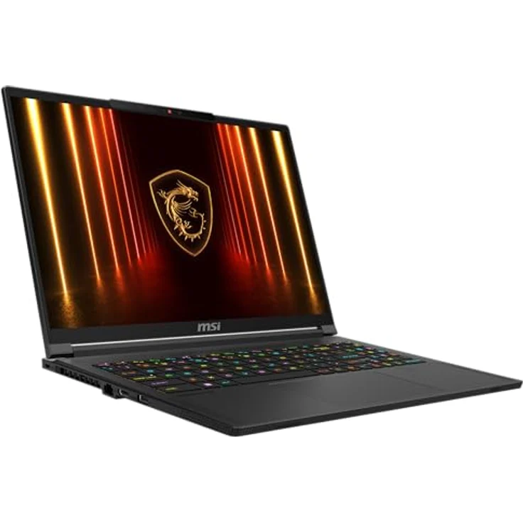 MSI Stealth A16 AI+ Gaming-Laptop, 16" QHD+ 240 Hz OLED Display, AMD Ryzen™ AI 9 HX 370, NVIDIA GeForce RTX 5070 Ti, 32 GB LPDDR5X, 2 TB SSD, Windows 11 Home, QWERTZ Tastatur, A3XWHG-044, schwarz – Bild 2