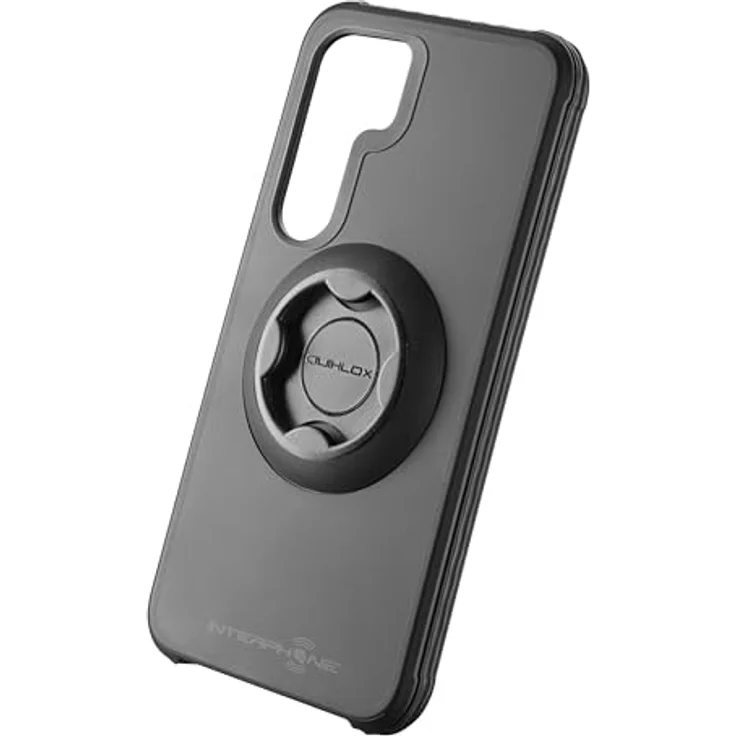 Interphone SMQUIKLOXSAMS24PTE, SAMSUNG S24 PLUS Handyhülle mit antibakterieller Microban-Technologie, stoßfestem Design und Anti-Verlust-Gurt, kompatibel mit Quiklox-Montagesystemen für Motorräder, Fahrräder und Autos – Bild 1