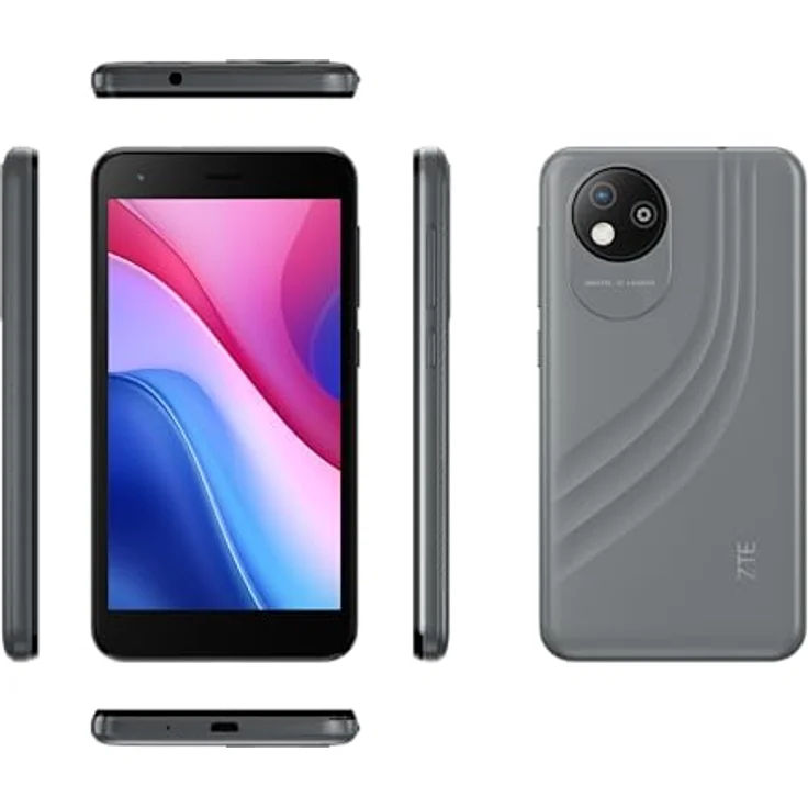 ZTE Blade A35 Lite Smartphone (12.57cm Display, 4G LTE, 2GB RAM, 32GB Speicher, 2MP Hauptkamera, Android 13) grau – Bild 1