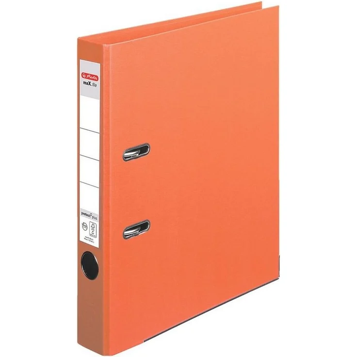 Herlitz Aktenordner maX.file »protect plus«, schmal, DIN A4, mit Griffloch und Kantenschutz