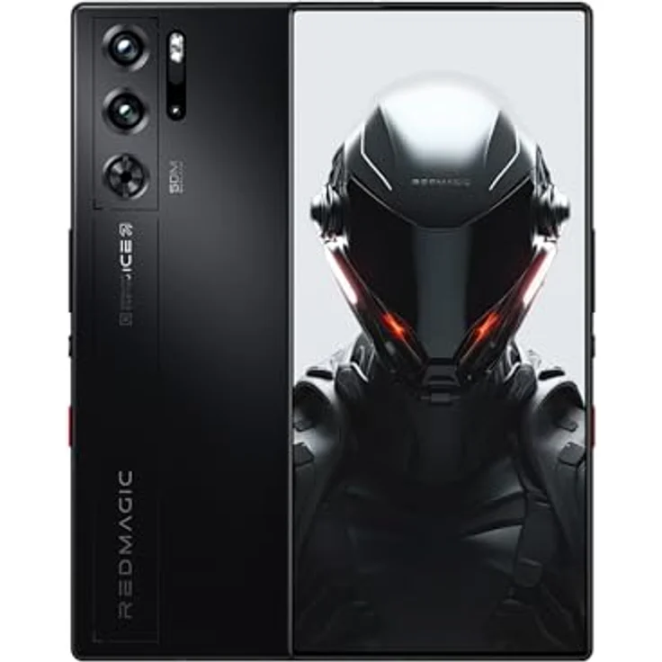 REDMAGIC 9 Pro 120Hz Gaming Handy, 5G Android Smartphone, 12GB RAM+256GB ROM, Snapdragon 8 Gen 3, 6.8" AMOLED Full Bildschirm, FHD+ Gaming Telefon, 50MP Kamera, 80W Ladegerät, Dual-SIM Schwarz – Bild 1