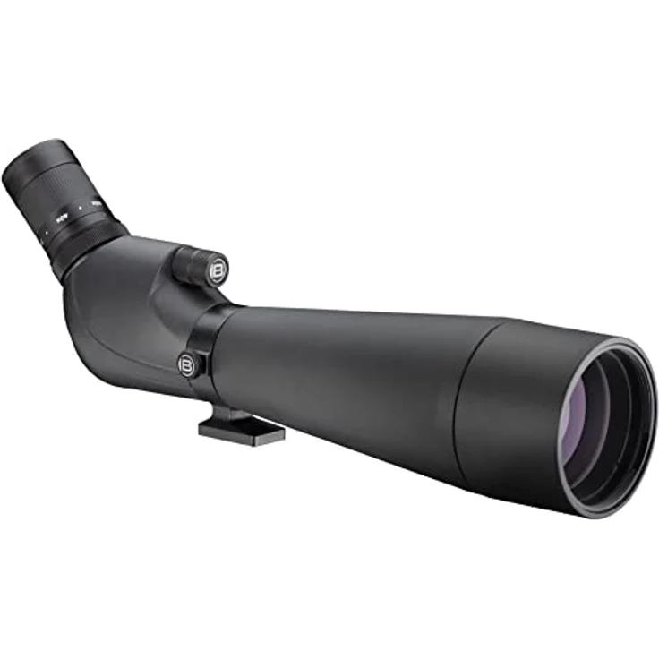 Bresser Spektiv Corvette 20-60x80 wasserdicht mit 340° drehbarem Korpus, robuster Gummiarmierung und voller mehrschichtvergüteter Optik, schwarz, 20-60x80mm, 4321001 – Bild 4