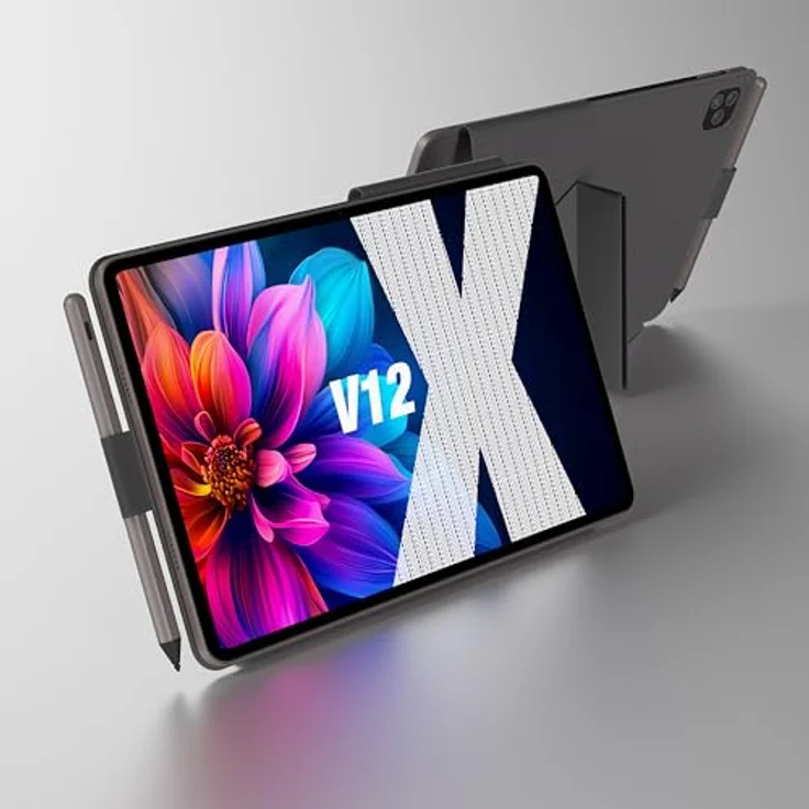VALE Tablet V12X LTE, 12,6" AMOLED, MediaTek G99, 16GB RAM, 128GB Speicher, Android 15, Dual-SIM, inkl. Stift & Hülle, Dunkelgrau – Bild 9