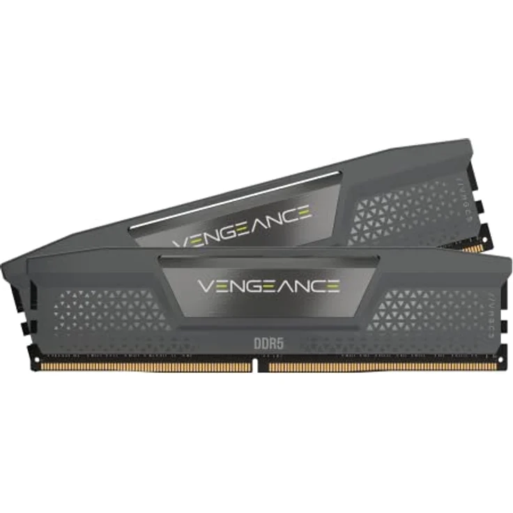 CORSAIR Vengeance DDR5 RAM 64GB (4x16GB) 6000MHz CL36 AMD Expo iCUE Kompatibler Computerspeicher - Grau (CMK64GX5M4B6000Z36) – Bild 1