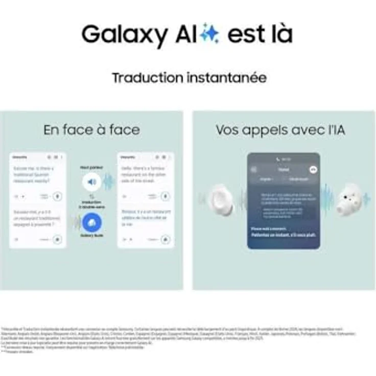 Samsung Galaxy Buds FE In-Ear Kopfhörer mit ANC, Weiß - Tragekomfort, gute Basstöne, Hartschalenetui – Bild 6