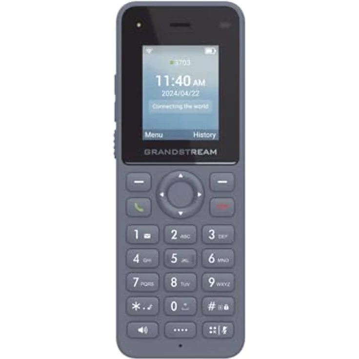 Grandstream WP816, WiFi-Handset mit Multimedia-Technik, schwarz – Bild 3