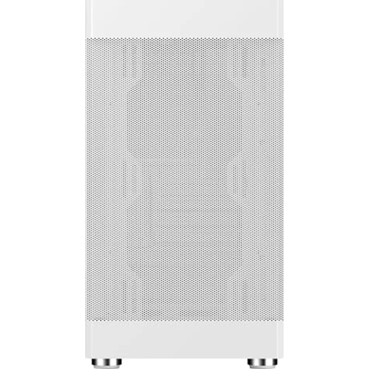 iTek PROMESH 35 Mini Tower PC-Gehäuse, Weiß, micro ATX & Mini-ITX, optimierter Airflow, USB 3.0 & Typ-C-Anschlüsse, Unterstützung für 240 mm Radiatoren – Bild 2