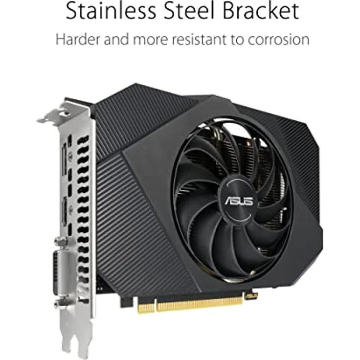 ASUS Phoenix GeForce RTX 3050 8GB Gaming Grafikkarte (NVIDIA GeForce RTX 3050, PCIe 4.0, 1x HDMI 2.1, 3X DisplayPort 1.4a, PH-RTX3050-8G-V2) – Bild 4