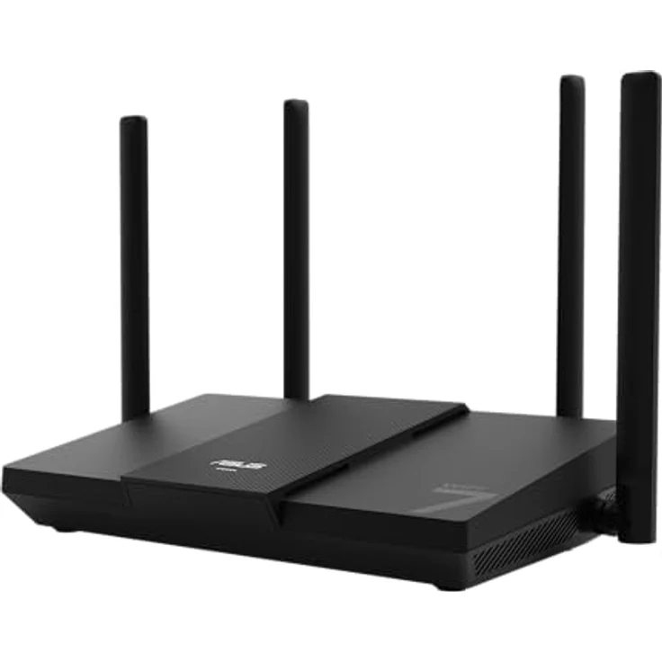 ASUS RT-BE50, erweiterbarer Smart AIMesh Dual-Band Router B3600 (802.11be) mit 2,5 WAN, 3x 1G Ports, bis zu 3 SSID für IoT, VPN-kompatibel, Elternsteuerung, Schwarz – Bild 2