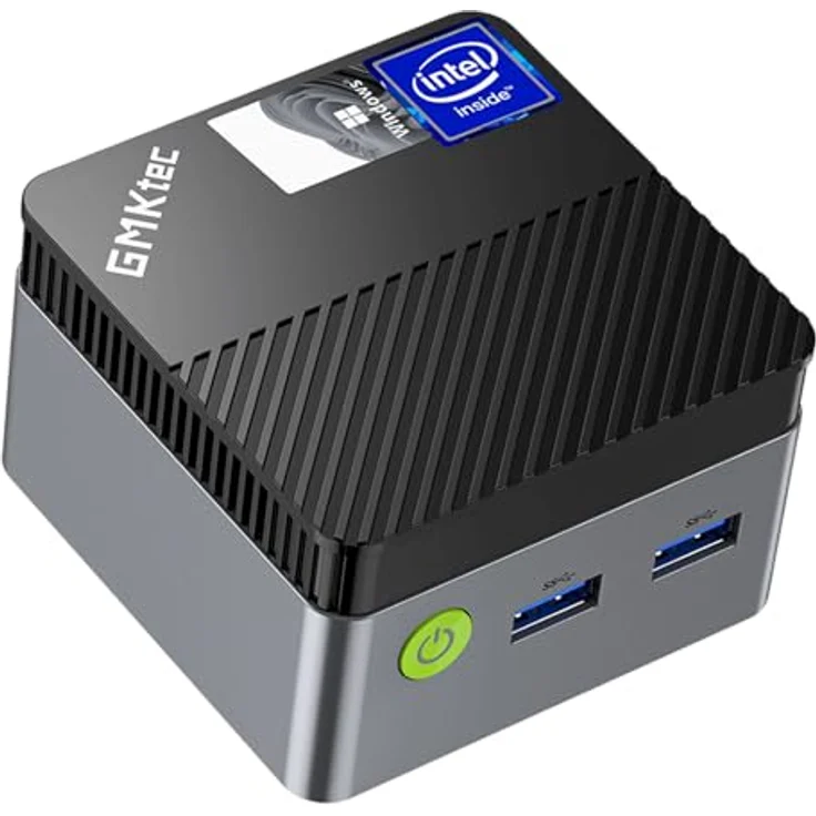DroiX GMKTec NucBox G5 Mini PC, Intel N97, 12GB LPDDR5, 512GB SSD, UHD Grafik, Dual HDMI 4K, WiFi 5, Bluetooth 4.2, Windows 11 Pro, kompakt (72x72x44.5mm) – Bild 1