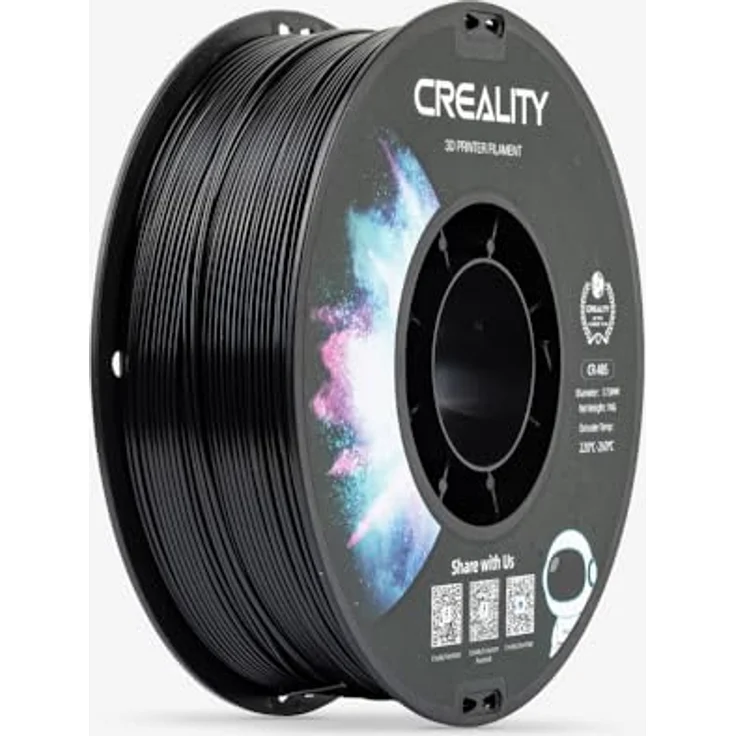 Creality CR-ABS Filament Schwarz, 1 kg, 1,75 mm, hohe Stabilität für präzisen 3D-Druck – Bild 2