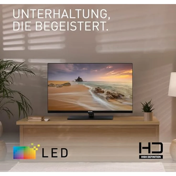 Panasonic TS-32N30AEZ, N30 Serie 32 Zoll HD LED TV, hoher Kontrast, HD Triple Tuner, HDMI, Wandmontageoption, dünner Rahmen, schwarz – Bild 2
