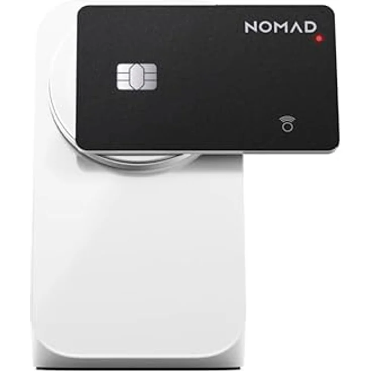 Nomad Tracking Card Pro - Flacher Premium-Schlüsselfinder mit Apple Find My, IPX7-zertifiziert, schwarz – Bild 5
