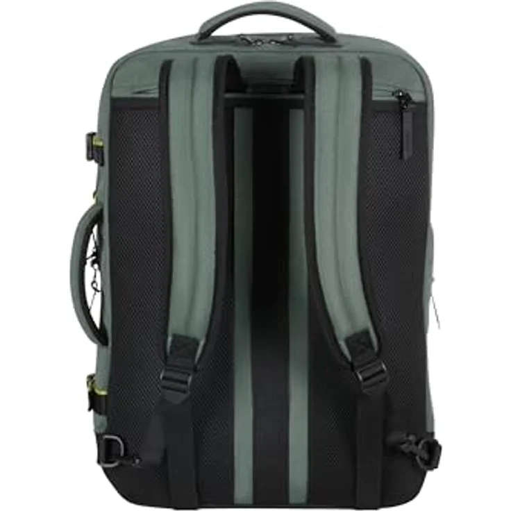 American Tourister Take2Cabin, Erweiterbarer Reiserucksack mit Laptopfach für 17.3", 55cm, 48.5L, Grün (Dark Forest) – Bild 4