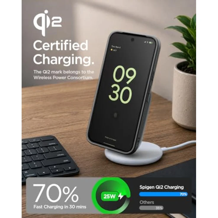 Spigen Liquid Air MagSafe, Schutzhülle für Google Pixel 11, robustes TPU, matte black, integrierte Magnete, Air Cushion Technologie – Bild 5