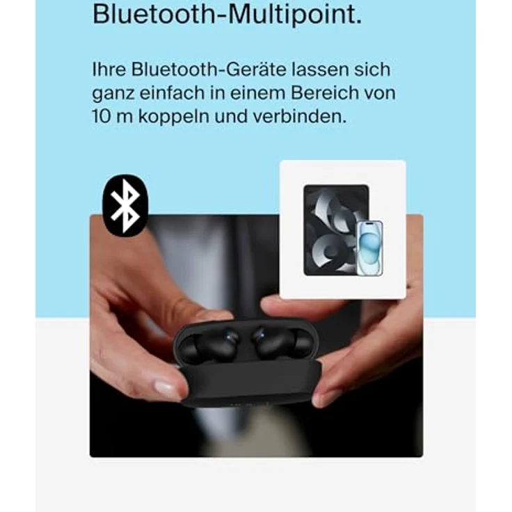 Belkin SoundForm Rhythm True Wireless Earbuds In-Ear-Kopfhörer (Freisprechfunktion, True Wireless) – Bild 4