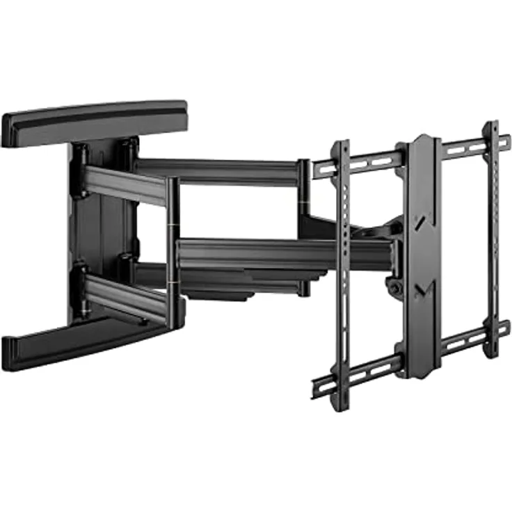 Goobay 49935 TV-Wandhalterung Pro FULLMOTION (L) Wide Range 37" bis 70" (94-178 cm), vollbeweglich, schwenkbar/neigbar, 70 Kg, Vesa Standard, Schwarz