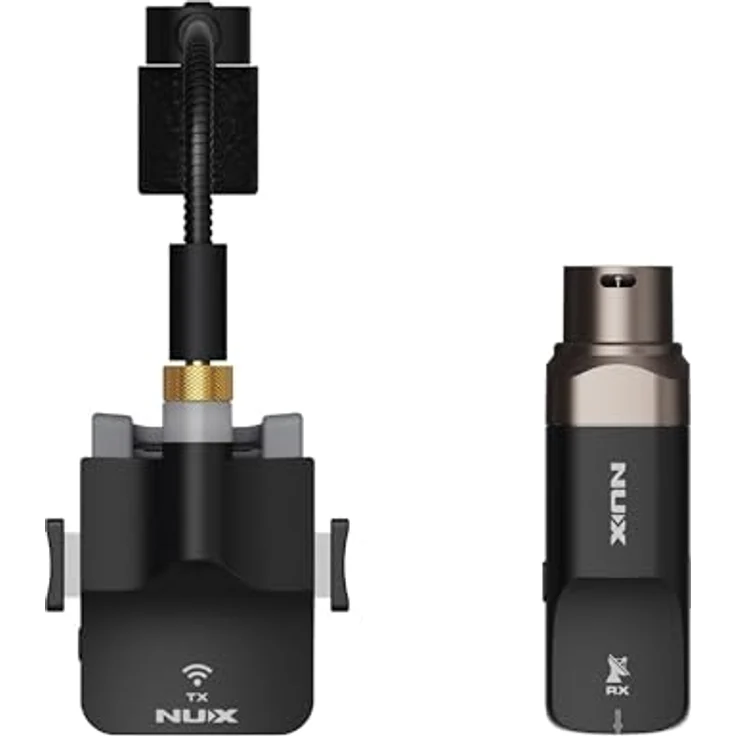 NU-X | B-6 Kabelloses Saxophonsystem 2,4 GHz, Lizenzfreier Betrieb, wiederaufladbar, mit Stimmszenen – Bild 2