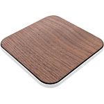 InLine Qi woodcharge, wireless fast charger, Smartphone kabellos laden, 5/7,5/10W/15W, Typ-C (15 W), Wireless Charger, Braun