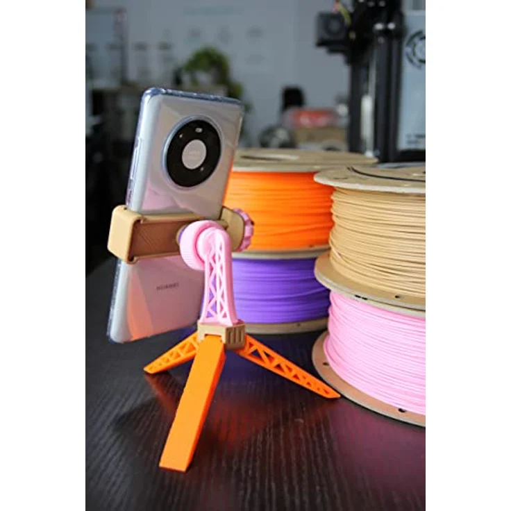 Polymaker PolyLite PLA PRO Orange, 1.75mm 3D-Druckfilament mit hoher Zähigkeit und Steifigkeit, 1kg – Bild 2