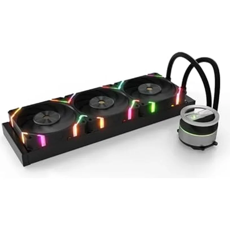 Valkyrie Dragonfang ARGB, 360mm Wasserkühlung mit RGB-Beleuchtung, schwarz – Bild 5