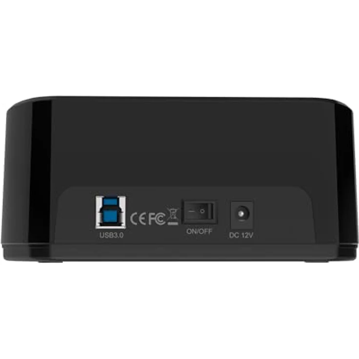 AISENS - Asds-D03B SATA 2.5/3.5 A USB 3.0/3.1 Gen1 Dockingstation, Klone, Schwarz - Modernes Design und einfache Installation – Bild 2