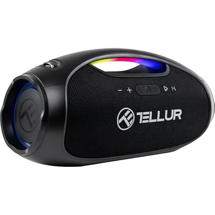 TELLUR Obia PRO Bluetooth Lautsprecher Groß, 60W, True Wireless Stereo, Multiple Link, IPX6, Tragbarer, Freisprechfunktion, USB Mp3, AUX 3,5 mm, LED-Licht – Bild 1