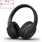 LAMAX Base2 Bluetooth-Kopfhörer, bis zu 48 Stunden Akkulaufzeit, modernes USB-C (schwarz)