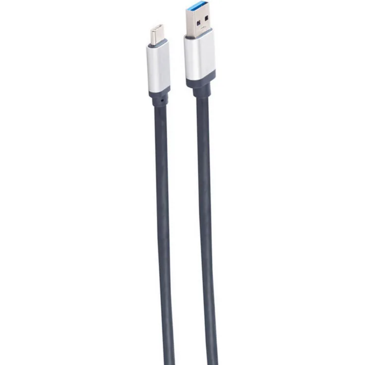 Shiverpeaks SP03-75015, 0,5 m USB A auf USB C Kabel, USB 3.2 Gen 1, 10 Gbit/s, Blau