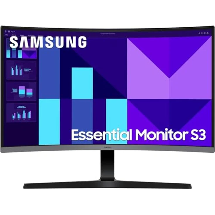 Samsung Curved Monitor LS27D392GAUXEN, 27 Zoll Full HD, 1800R gebogen, 100 Hz Bildwiederholrate, Eye Saver Modus – Bild 1