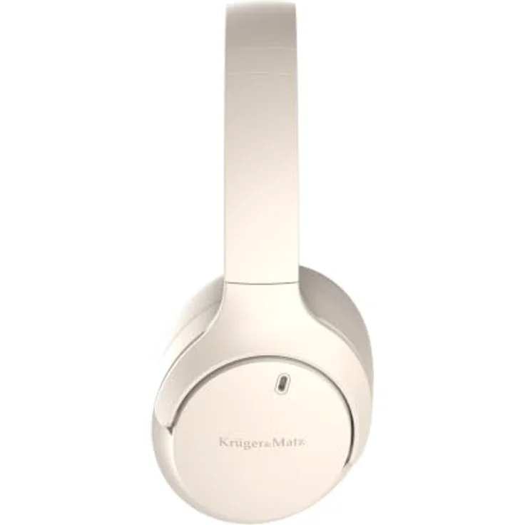 Krüger&Matz Street 4, Kabellose Over-Ear-Kopfhörer mit Mikrofon, ANC, Bluetooth 5.4, beige – Bild 3