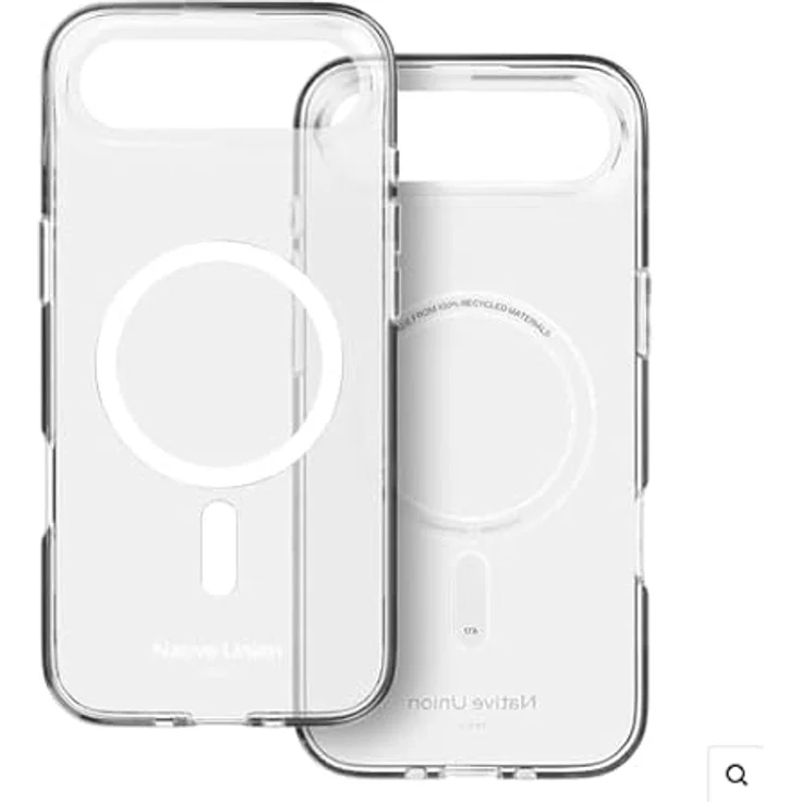 Native Union (Re)Clear Case für iPhone 17 Pro, transparentes Handyhülle aus 100 % recyceltem PCTG & TPU, kratzfest und MagSafe-kompatibel – Bild 2