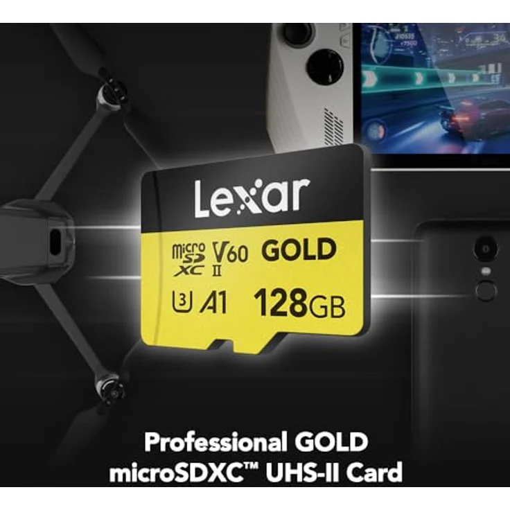 microSDXC Gold Series UHS-II 128GB V60 – Bild 2