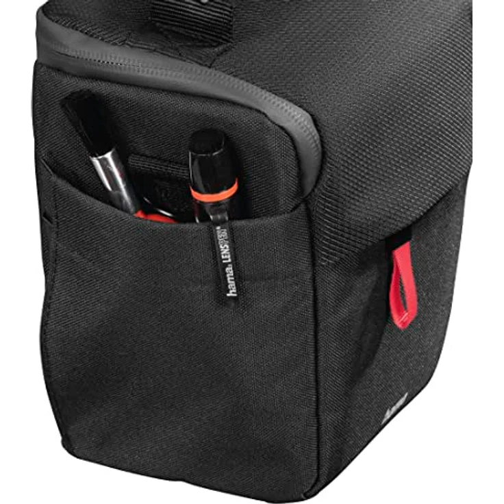 Hama Matera, Kameratasche für Digitalkameras, Schwarz, mit Doppelreißverschluss, abnehmbarem Schultergurt und verstellbaren Inneneinteilern – Bild 10